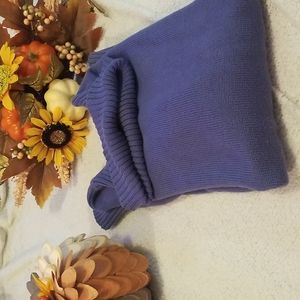 Monterey Bay, Blue Turtleneck Sweater, Size M